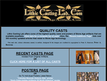 Tablet Screenshot of lithiccastinglab.com
